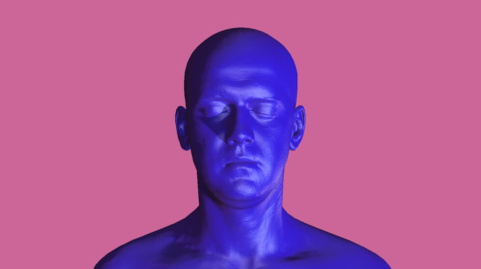 Blue man test